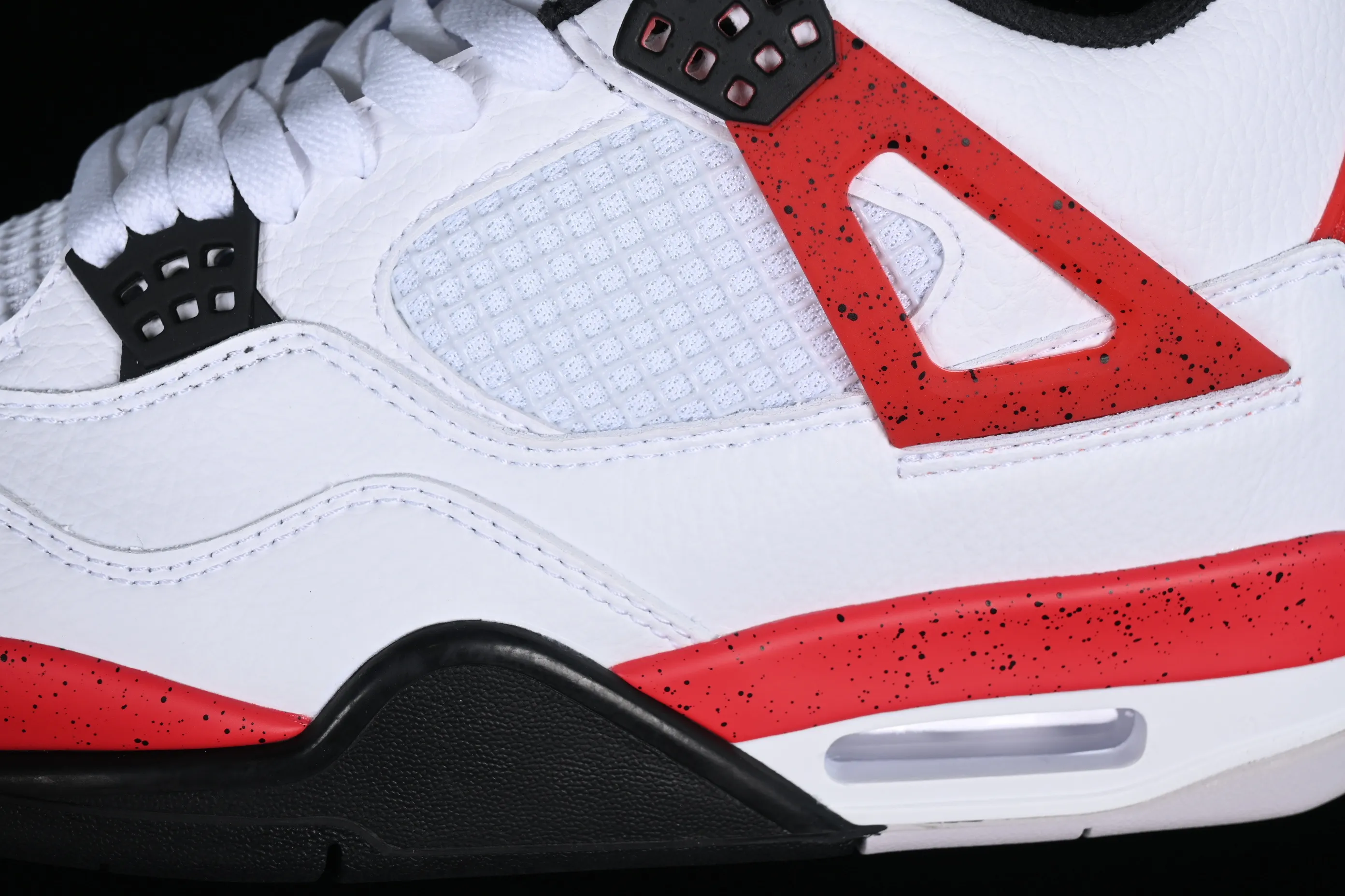 All categories Air Jordan Jordan series basketball shoes Air Jordan 4 Air Jordan 4 Red "Cement" AJ4 Joe 4 red cement reverse flame red DH6927-161